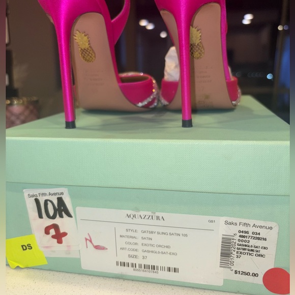 Pink Diamond Aquazzura Heels - Picture 7 of 12